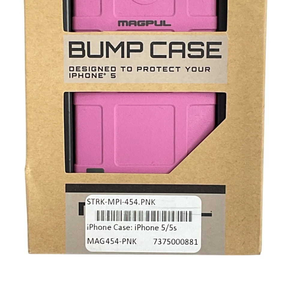 Magpul Phone Case Pink MAG454PNK Bump Case Slim Design for iPhone 5 and 5S - Image 2 of 4
