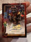 1/5 Sapphire 2025 Topps Chrome Sapphire Jayden Daniels Future Stars Auto Red /5
