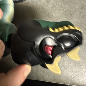 LEGO Dino Attack T-Rex  (7477) Black and Green  Eyes Light Up Red Vintage 12"