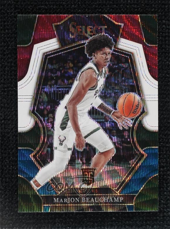 2022-23 Panini Select Premier Level Tri-Color Prizm MarJon Beauchamp #179 0of1