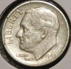 Silver Dime - Roosevelt - 1949-S [170]