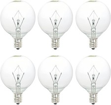 6 Packs Scentsy Light Bulbs for Warmer - 25 Watt Bulb for Full Size Wax Melt