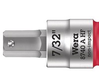 "Socket: Hex Key-Bit; Inch,Hex Plus; HEX 7/32\"; 1/4 - WERA.05003387001 | EU Stock"
