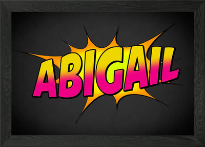 Abigail Framed Wall Art Poster Canvas Print Picture