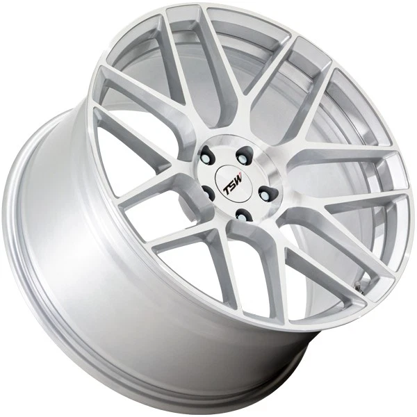 TSW TW002 Lasarthe 18x10.5 5x4.5" +25mm Silver Wheel Rim 18" Inch - Изображение 2 из 4