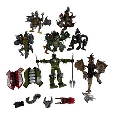 Mega Bloks Lot Of 7 Dragonsmag Warriors Extras Plasma Krystal Metal