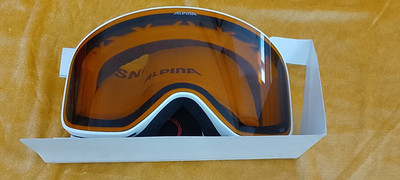 1  Alpina Skibrille Modell '' VENT '' in der Größe M, in Matt Weiß