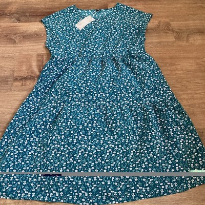 Emory Rose Women s Mini Dress Green Floral Print Size XL  NWT