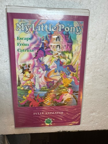 My Little Pony Escape From Catrina VHS, 1986 Animated Vintage - Picture 3 of 10