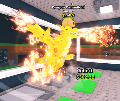 Steal a Brainrot | Gold Dragon Cannelloni (1.4B)
