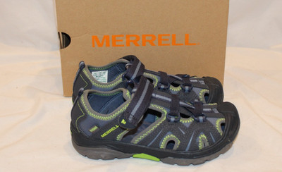 Merrell Boys Sandals Hydro Sport Hiking Fisherman Water Creek Trail Shoe 1 Blue