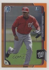 2015 Bowman Chrome Prospects Orange Refractor 18/25 Rafael Bautista #BCP42 0v0