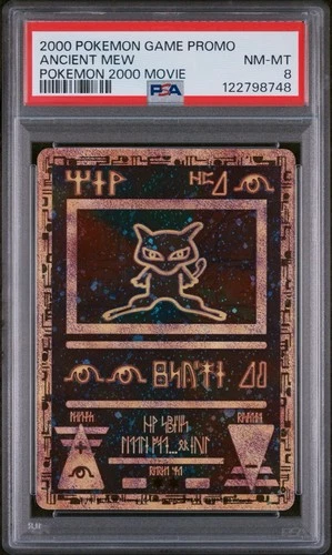 2000 POKEMON GAME MOVIE POKEMON 2000 MOVIE ANCIENT MEW PSA 8