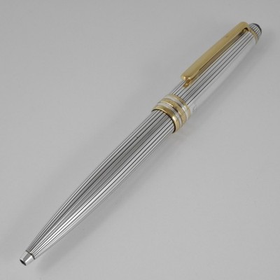 Montblanc Meisterstuck Solitaire Sterling Silver 925 Ballpoint Pen