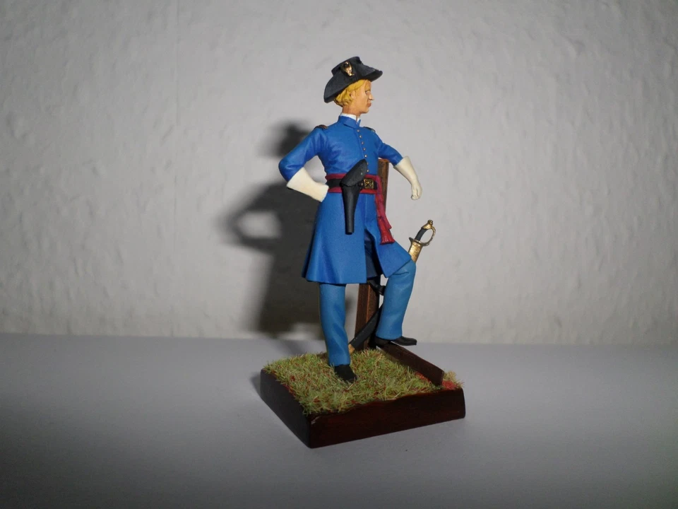 figurine 54mm Art Girona ,monté et peint no pegaso métal modeles andrea - Photo 2/4