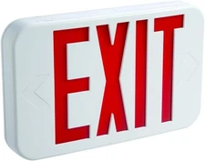 Sure-Lites All Pro APX7R Integrated LED Exit Sign 25-Watt White w/Red Letters