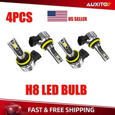 AUXITO Headlight LED H8/H9/H11/H16JP High/Low Super Bright White Bulb Set 4x