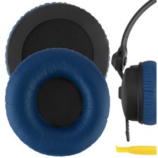Geekria Protein Leather Ear Pads for Sennheiser HD25, HD25SP Headphones Blue 