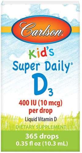 Carlson Labs Kid's Super Daily D3 (Vitamin D3 für Kinder) 10 ml - Bild 2 von 6