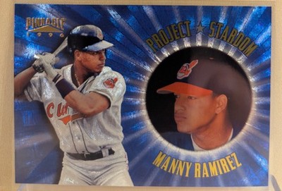 1996 Pinnacle PROJECT STARDOM #14 Manny Ramirez Indians RARE DUFEX INSERT