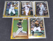 Pittsburgh Pirates 2025 Topps Chrome Mojo RC Thomas Harrington #U90C57 Used Japa