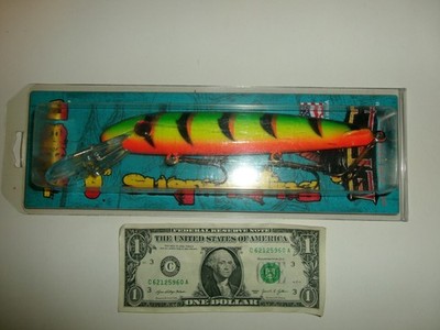 9'' ERC Suspending Triple D Musky Muskie Crankbait Lure Fire Tiger - NIB