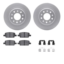 Dynamic Friction Company 4512-47121 Geospec Coated Rotors With 5000 Brake Pads 