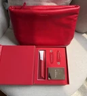 Patrick Ta Blush Gift Set Cosmetic Bag Lipgloss Strawberry Shortcake Red