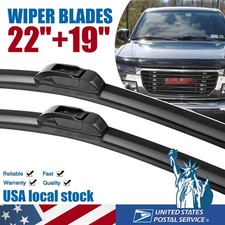 Front Windshield Wiper Blade For Acura Legend RL Cadillac CTS 93-13 Pair 22" 19"