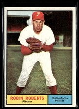 1961 Topps Robin Roberts EX/MT Set Break #20