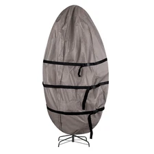 Christmas Tree Storage Bag - Upright Zippered Canvas Cover for 9-Foot Artific...