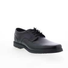 Image of Rockport Robinsyn Waterproof Mens Black Oxfords & Lace Ups Plain Toe Shoes