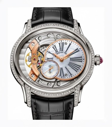 Audemars Piguet Millenary 39.5mm 77247OR 18K White Gold Unisex...