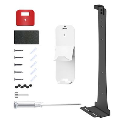 For PS5 Pro/ PS5 Slim /PS5 Game Console Wall Mount Stand + Storage Hook for Xbox
