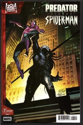 Predator Versus Spider-Man #1 - Marvel Comics - 2025 - Larraz Variant