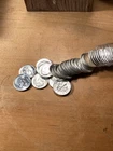 Beautiful Pristine Roll Of BU 1964 Roosevelt Silver Dimes. Maybe Mixed Mints?