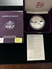 1986-S Silver Proof American Eagle Dollar (w/Box & COA)-A189