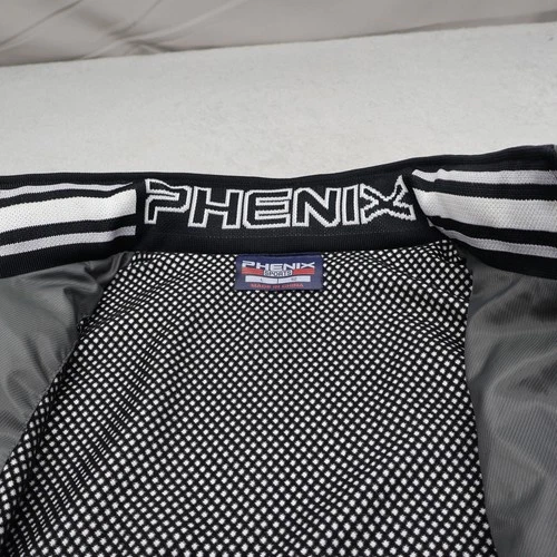 Phenix Jacket Men Large Gray Mesh Lined Full Zip Light Athletic Windbreaker VTG image 4