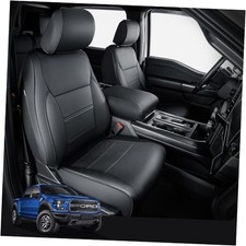 for Ford F150 Seat Covers 2015-2024 2025 2026, Full Set Custom Fit Leather