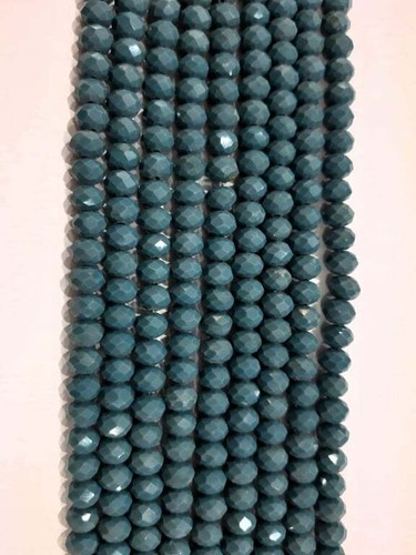 CRYSTAL GLASS BEADS FACETED RONDELLE,SIZE 8X6MM,68 BEADS 1strand - Picture 80 of 115