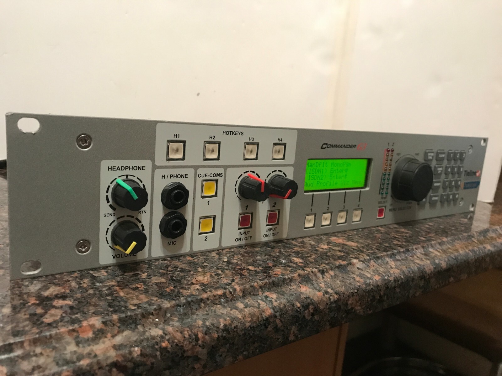 Tieline Commander G3 (Rack) POTS ISDN Broadcast Audio Codec Tieline Commander G3 (Rack) POTS ISDN Broadcast Audio Codec