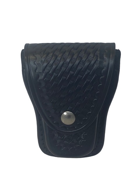 Aker Leather Handcuff Case Teardrop Basket Weave. A501-BW. Aker Leather Handcuff Case Teardrop Basket Weave. A501-BW.
