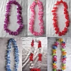 Hawaiian Flower Lei, Garlands Tropical Party Fancy Dress 10 Colour
