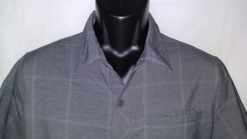 Travis Mathew short sleeve Nylon blend checkered Medium shirt Men's - Picture 4 of 7
