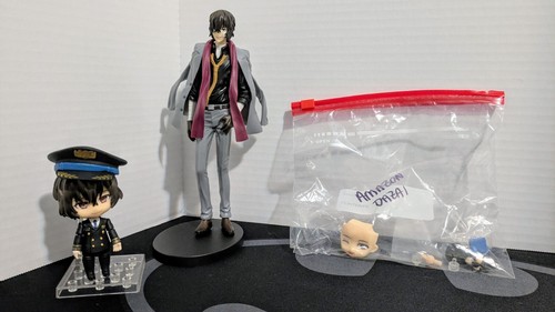Osamu Dazai Bungo Stray Dogs Lot/ Action Figure 3rd Party/Nenderoid 1414 Amazon - Picture 1 of 12