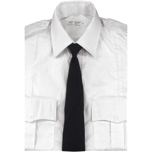 Schwarze Krawatte Breakaway Design | Clip-On Security Polizei Ausgabe Krawatte Sicherheit - Bild 4 von 6