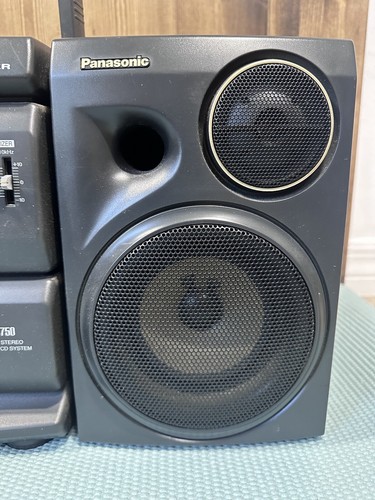 Vintage Retro Panasonic RX-DS750 Ghettoblaster Radio AM/FM Stereo CD Player Disk Wechsler - Bild 6 von 17