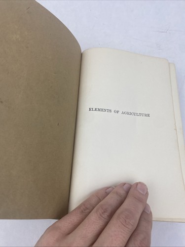 Antique RURAL TEXTBOOK SERIES ELEMENTS OF AGRICULTURE HC WARREN 1913 - Picture 4 of 22