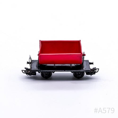 Märklin Tipper Wagon Tipper Carriage Two-Axle Gauge H0 Made in Germany Red - Picture 9 of 12