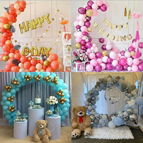 Circle Balloon Column Stand Holder Round Balloon Arch Frame Ring For Party Decor - Picture 11 of 15